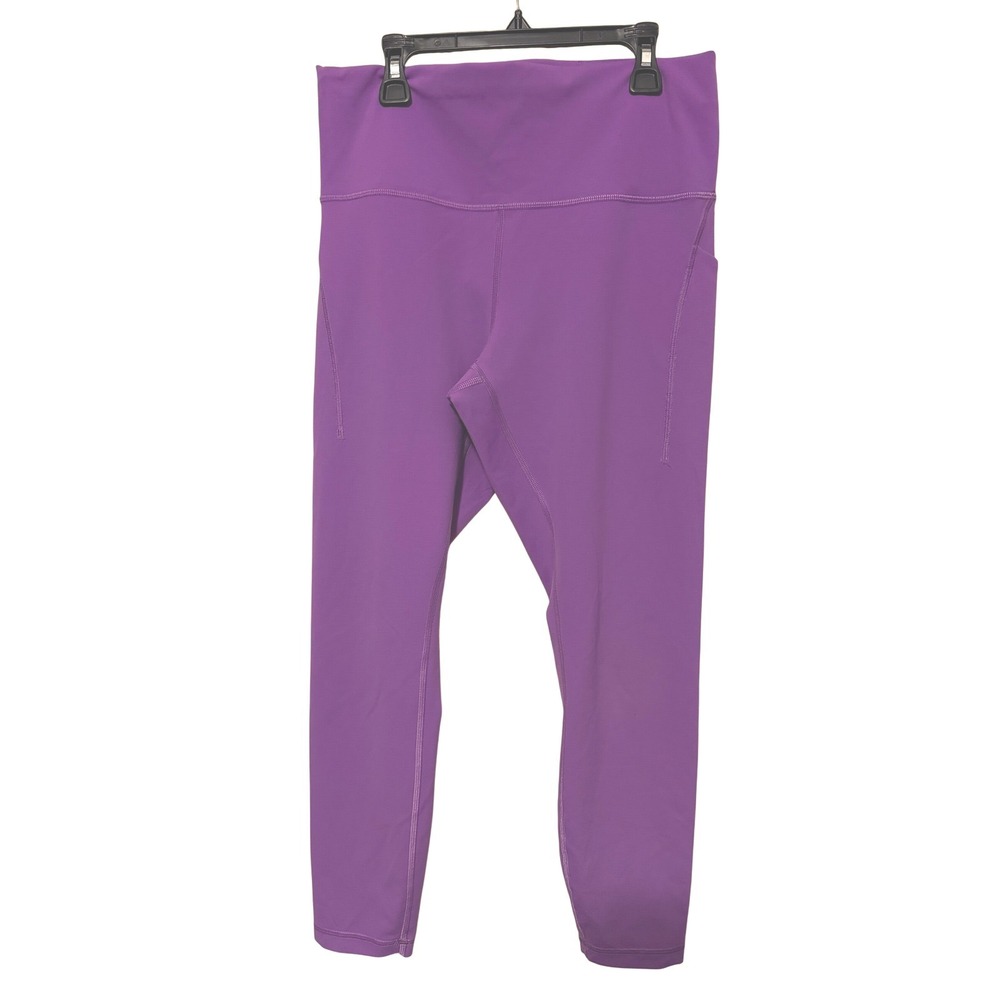 Lululemon Fast and Free High-Rise Tight 25 Purple Nulux Running Leggings Size 12